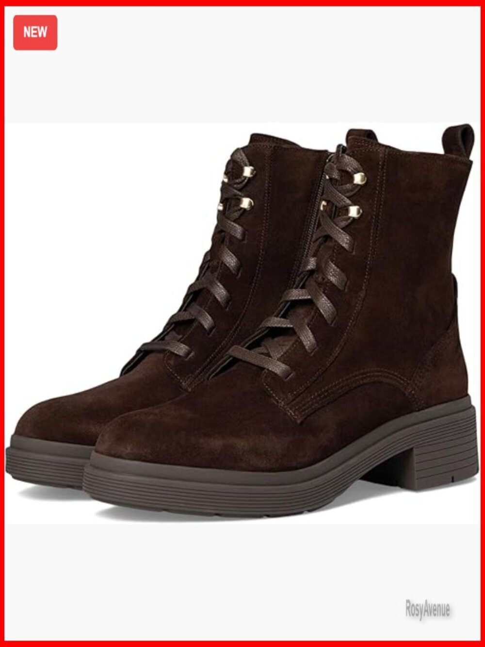 Waterproof Leather Combat Boots with EVA Wedge Midsole Lug Sole